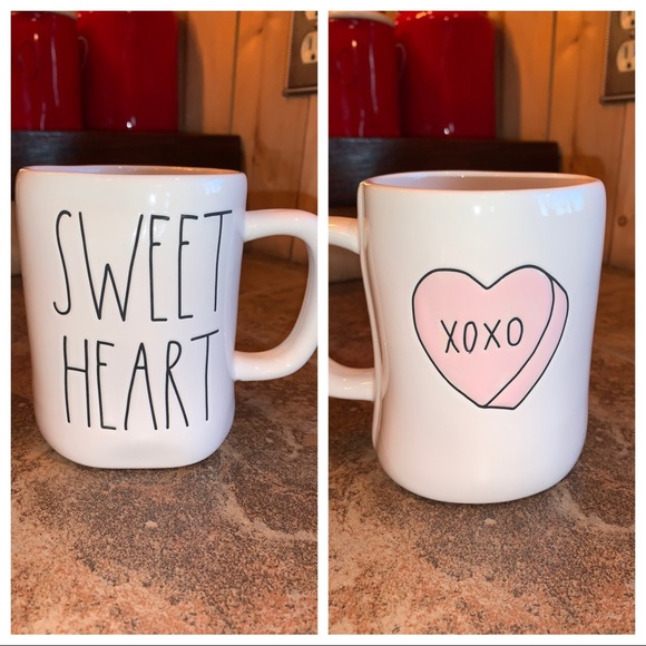 Rae Dunn Other - Rae Dunn “Sweetheart” Double sided Mug